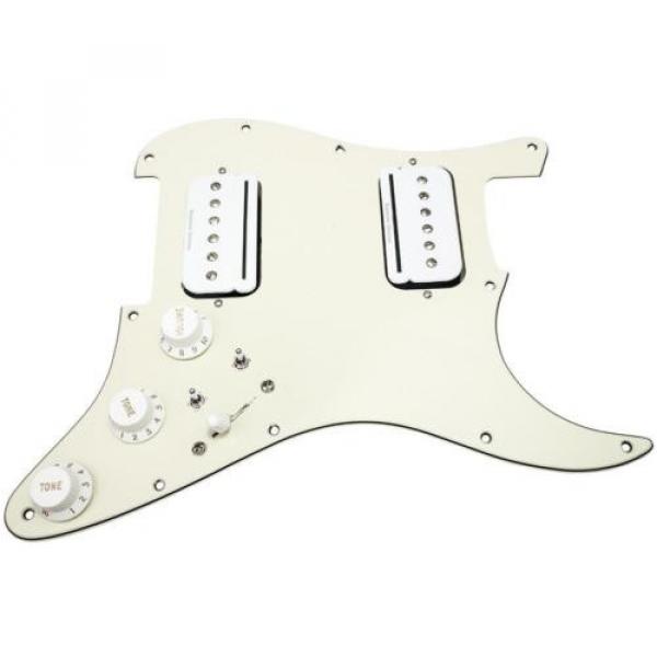 HDCustom martin Loaded martin acoustic guitars Strat acoustic guitar strings martin Pickguard, martin guitar case Splittable guitar martin Seymour Duncan P-Rails, Mint GR/WH #1 image