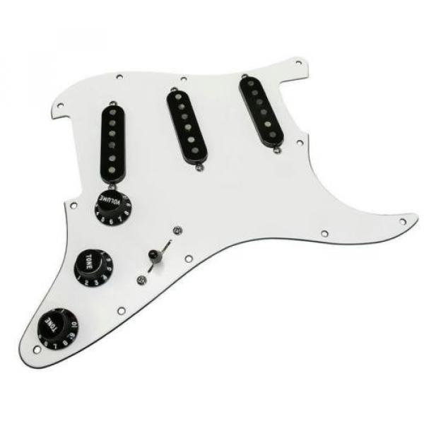 Loaded martin d45 Strat martin acoustic guitar Pickguard martin w martin guitars Seymour martin guitar strings Duncan Twang Banger/SSL1/SSL1rwrp White/Black #1 image